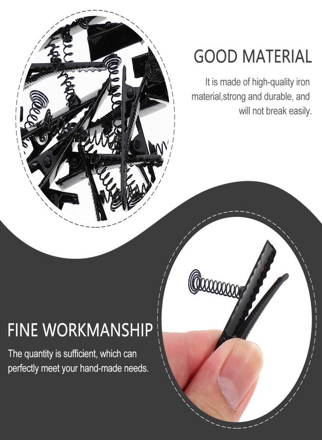 HEALEEP 200pcs Metal Duck Bill Sprouts Hair Clips: DIY Hairpins Spring Coil Spring Barrettes for Hair Styling Home Party Handmade Craft Accessories - Image 5